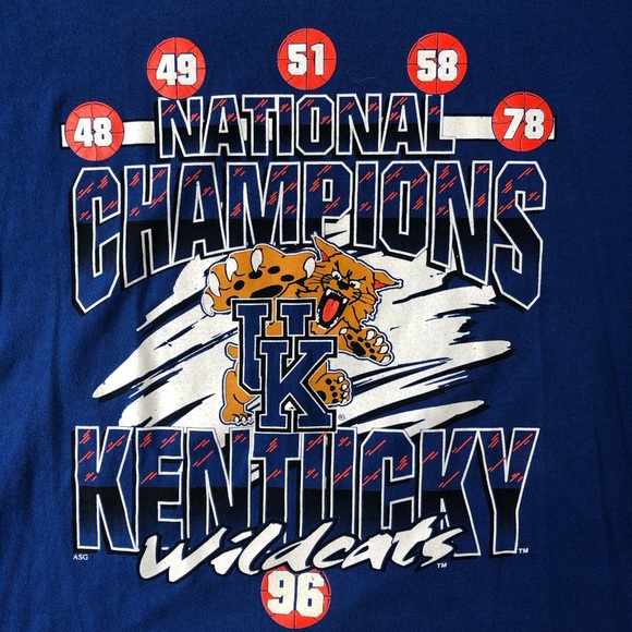 SOLD  University of Kentucky Basketball T-shirt - Picture 3 of 4